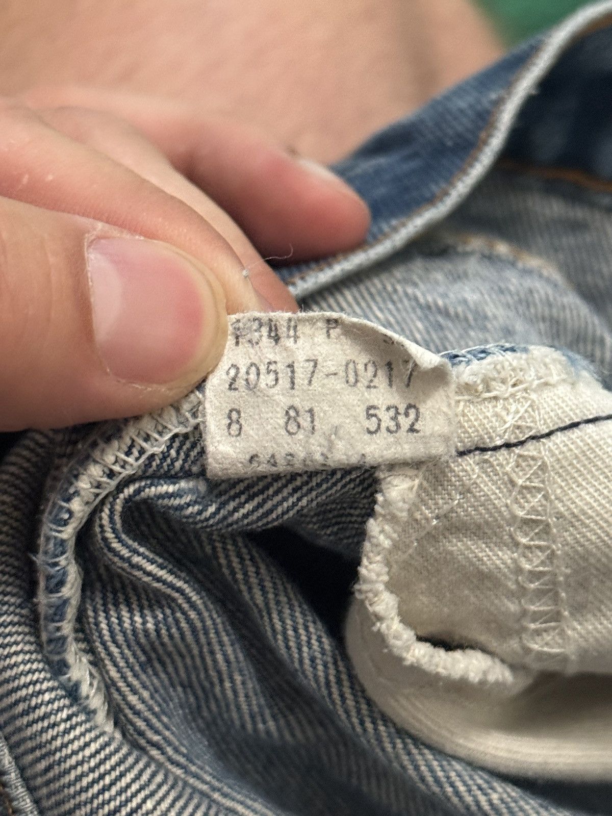Levi's Vintage Clothing Vintage 70s Levi’s 517 Bootcut Flare Distressed 34x28 Jeans Size US 34 / EU 50 - 5 Thumbnail