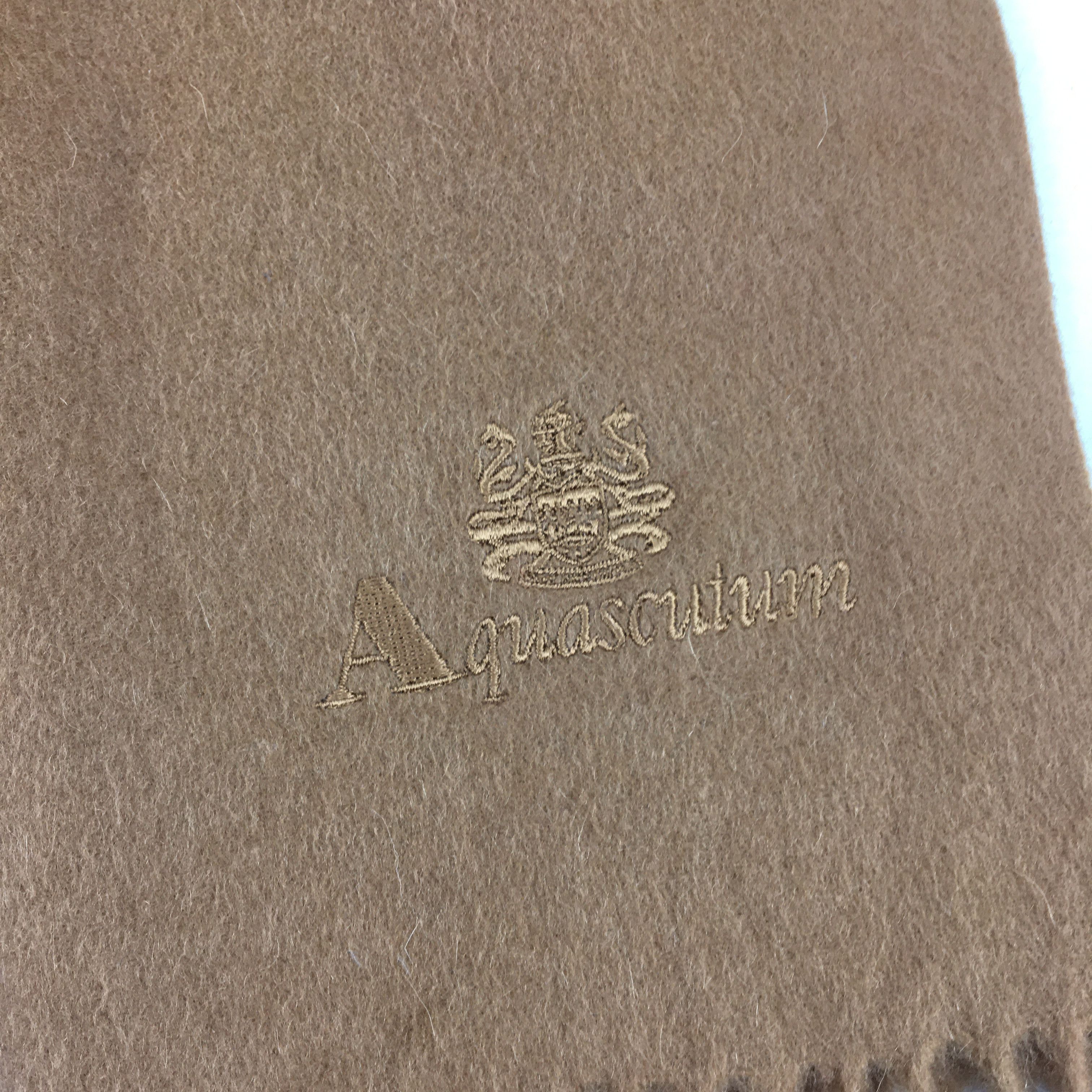 Aquascutum Vintage Aquascutum Wool Scarf Muffler Aquascutum Scarves Size ONE SIZE - 4 Thumbnail