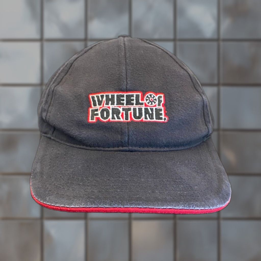 Vintage VINTAGE Wheel of Fortune Logo Black Baseball Cap Adult One Size Adjustable Cotton Twill Men Size ONE SIZE - 1 Thumbnail