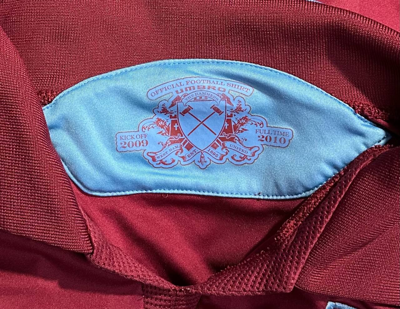 Umbro West Ham United 2009 - 2010 home football shirt jersey Umbro Size US M / EU 48-50 / 2 - 4 Thumbnail