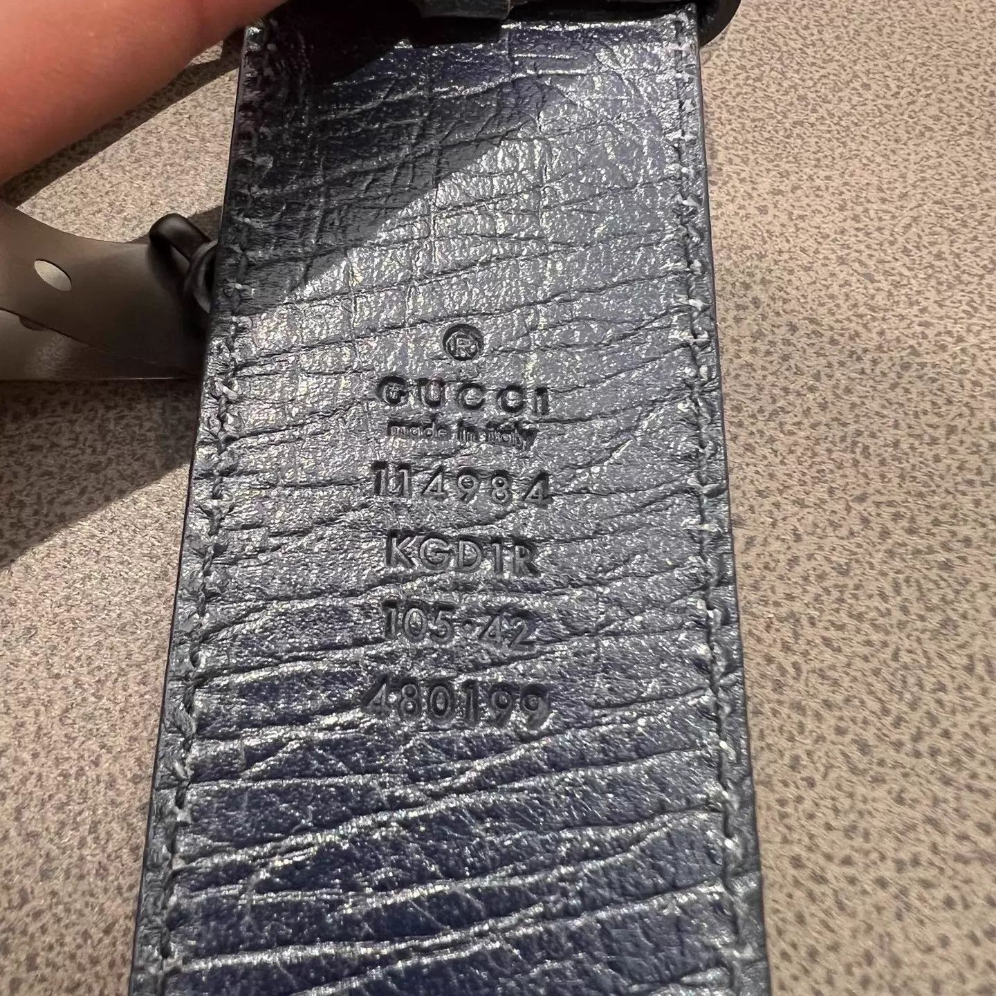 Gucci GUCCI GG Monogram Men's Belt 105cm Size ONE SIZE - 5 Thumbnail