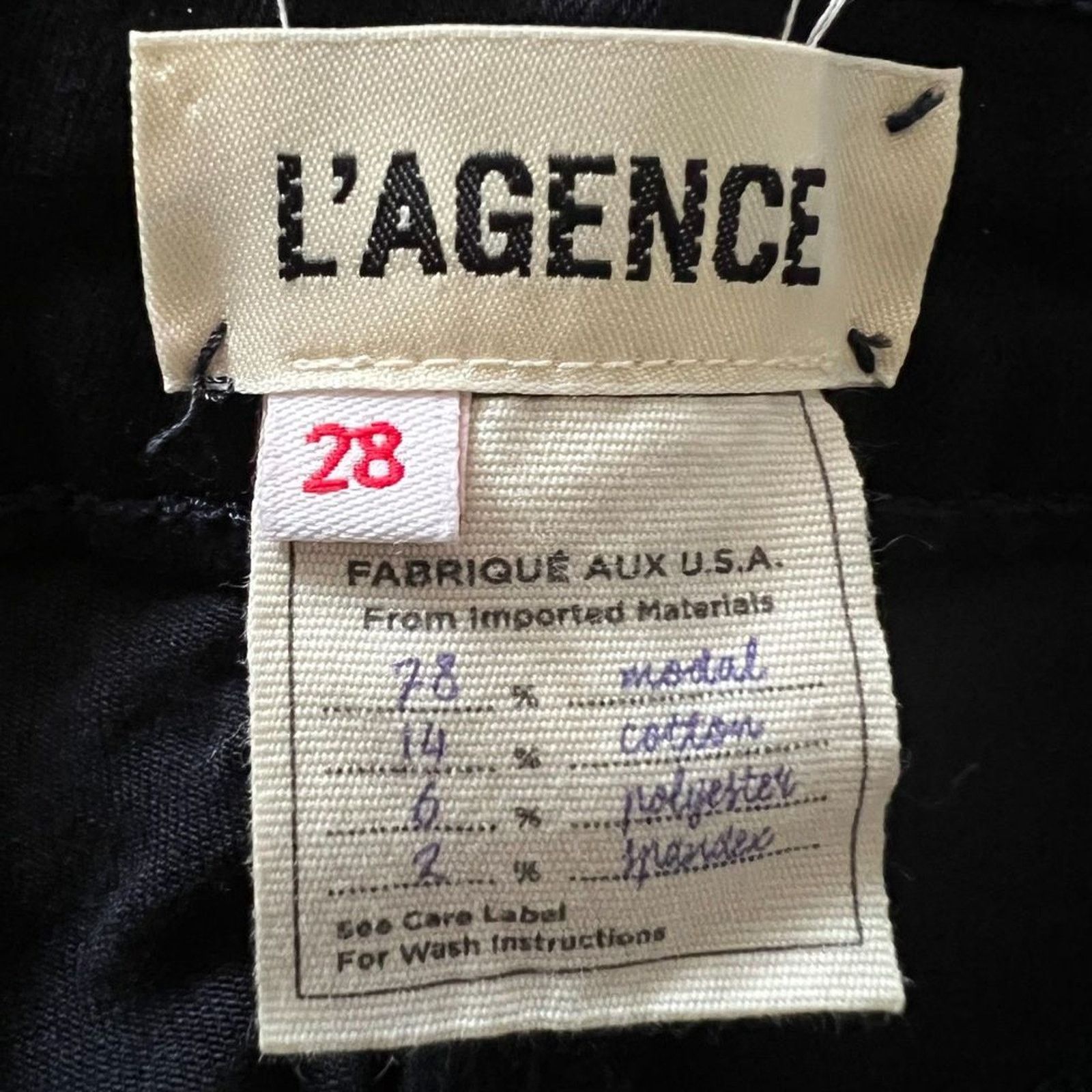 L'AGENCE L'AGENCE Blue High-Rise Skinny Leg Jeans, US28 Size 28" / US 6 / IT 42 - 4 Thumbnail