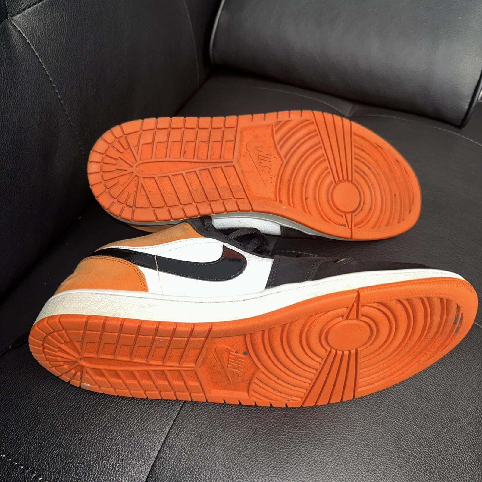 Jordan Brand Nike Air Jordan 1 Low Shoes Mens Size 13 Orange 553558-128 Size US 13 / EU 46 - 8 Thumbnail