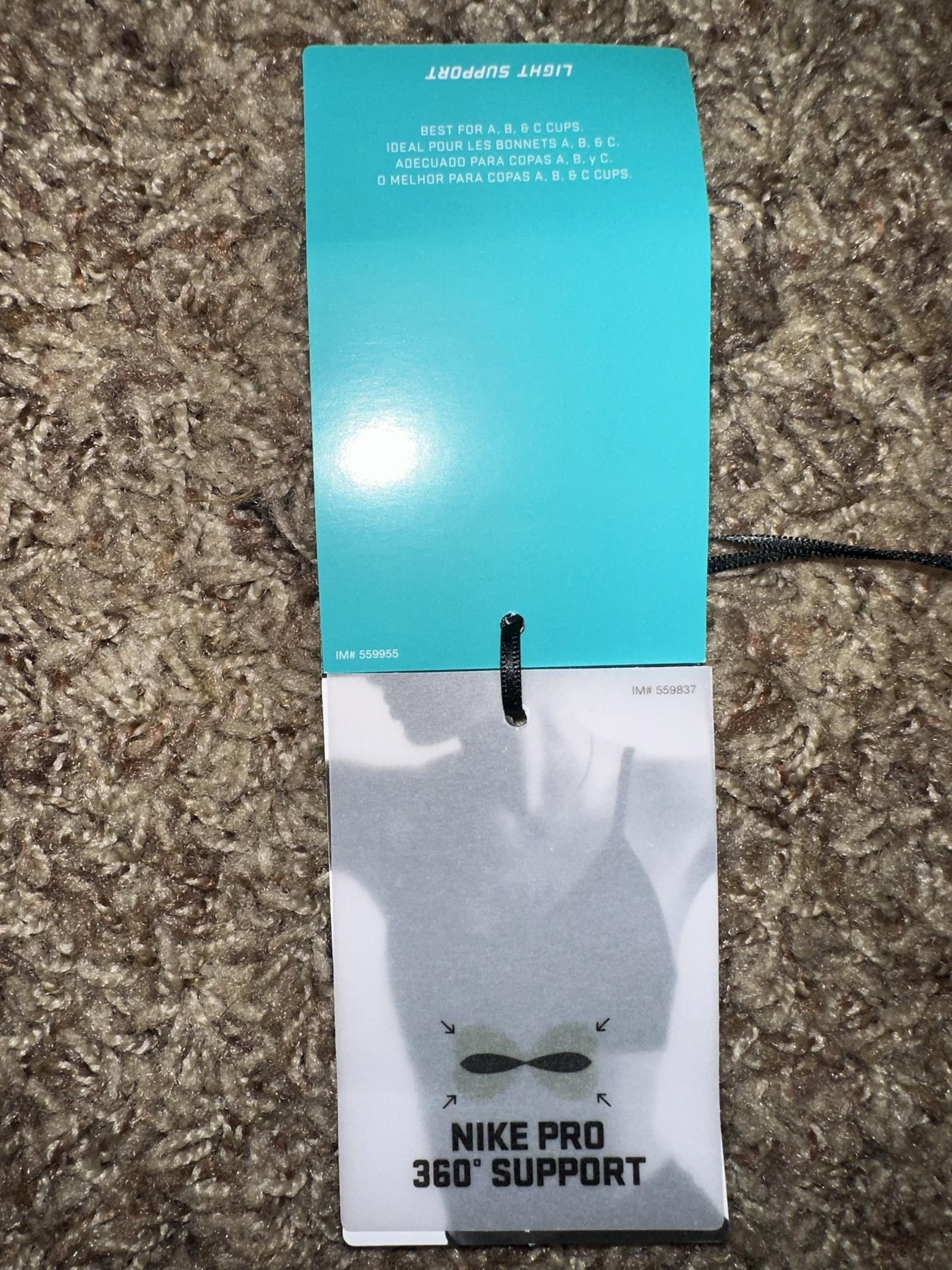 Nike Nike Womens Pro Indy Sports Teal Purple Bra Size S / US 4 / IT 40 - 10 Thumbnail