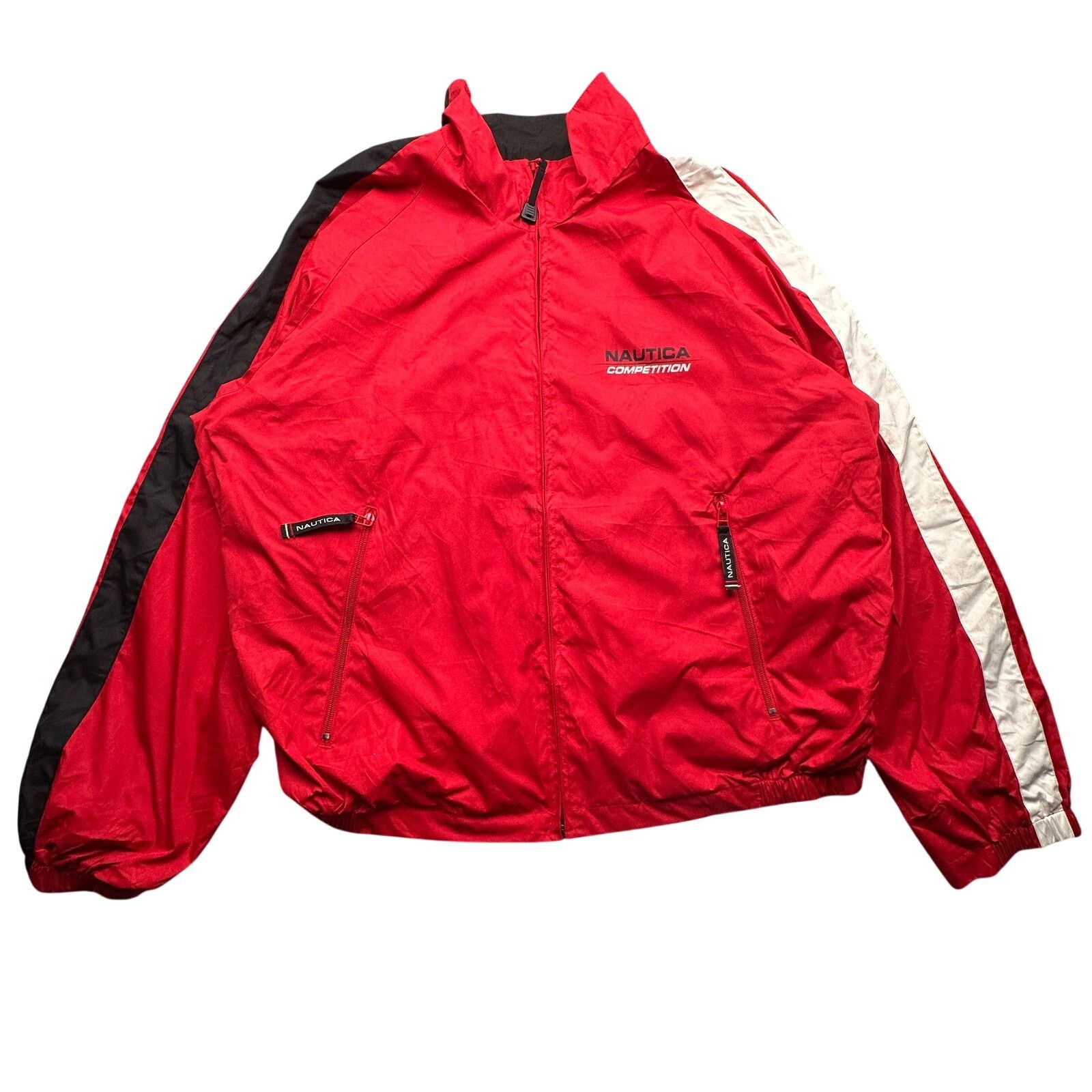 Nautica Vintage 90s Nautica Competition Windbreaker Jacket Mens XL Size US XL / EU 56 / 4 - 2 Thumbnail