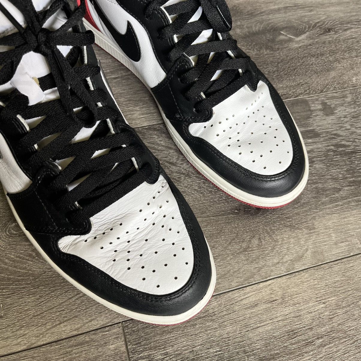 Jordan Brand Air Jordan 1 Retro High Black Toe 2016 Men’s Shoes Size 12 Size US 12 / EU 45 - 9 Thumbnail