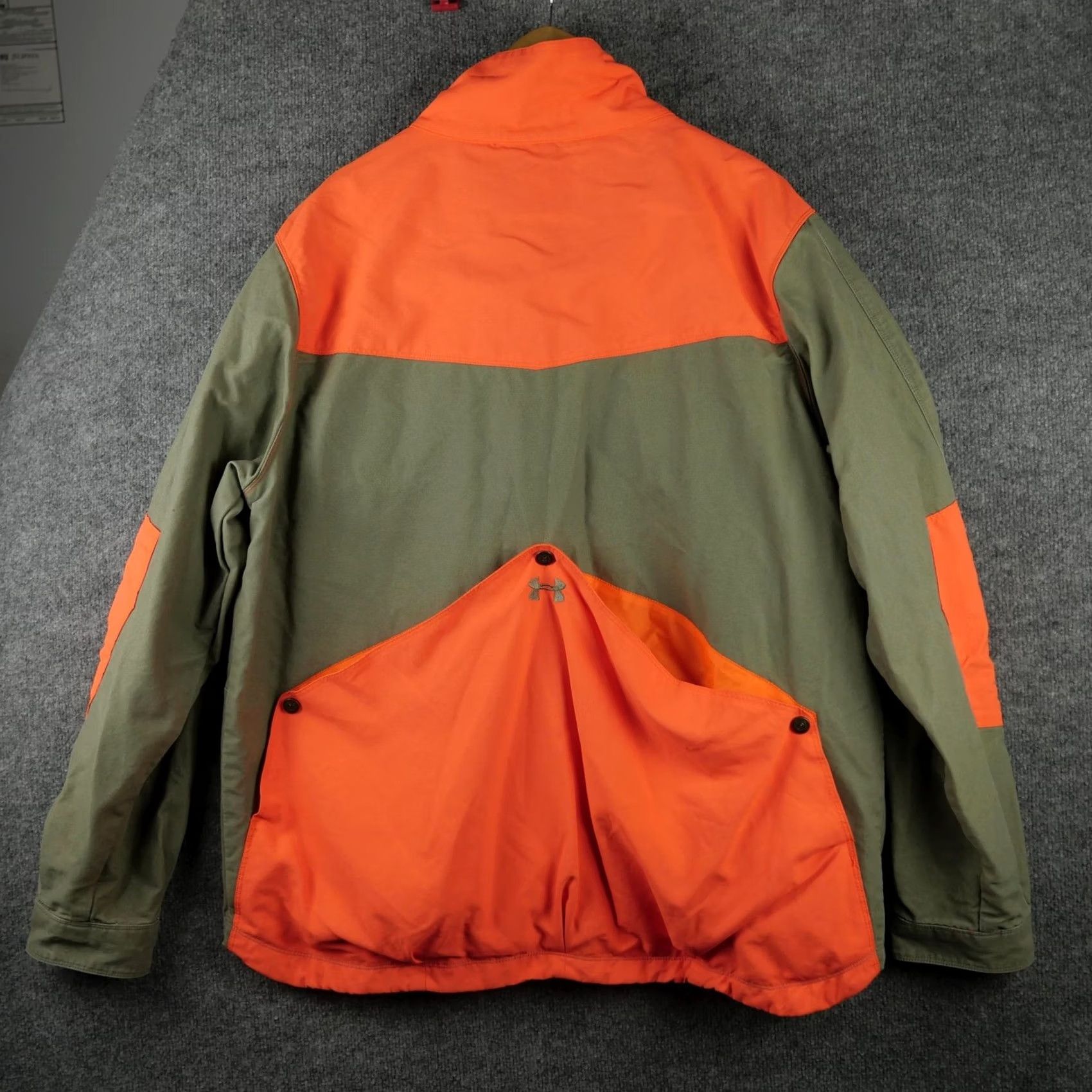 Under Armour Under Armour Jacket Mens 2XL Green Orange Storm 1 Hunting Parka Shooting High Vis Water Resistant All Seasons Camouflage Navy? Size US XXL / EU 58 / 5 - 6 Thumbnail
