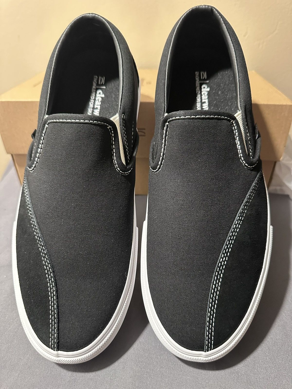 ClearWeather Clearweather DODDS Black Canvas Low Top Shoes size 9.5 M Size US 9.5 / EU 42-43 - 1 Thumbnail