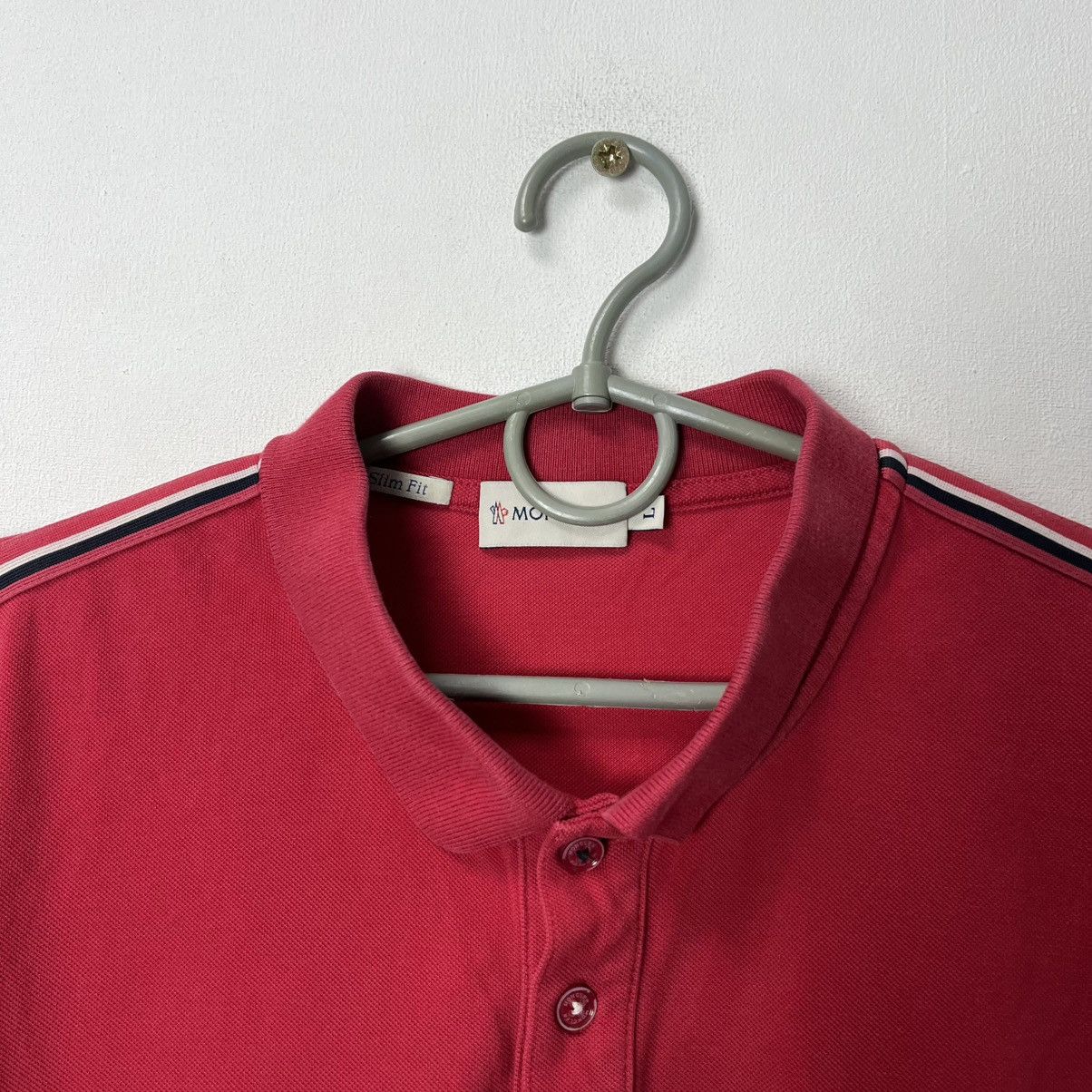 Moncler Moncler Polo T-shirt Size US L / EU 52-54 / 3 - 4 Thumbnail