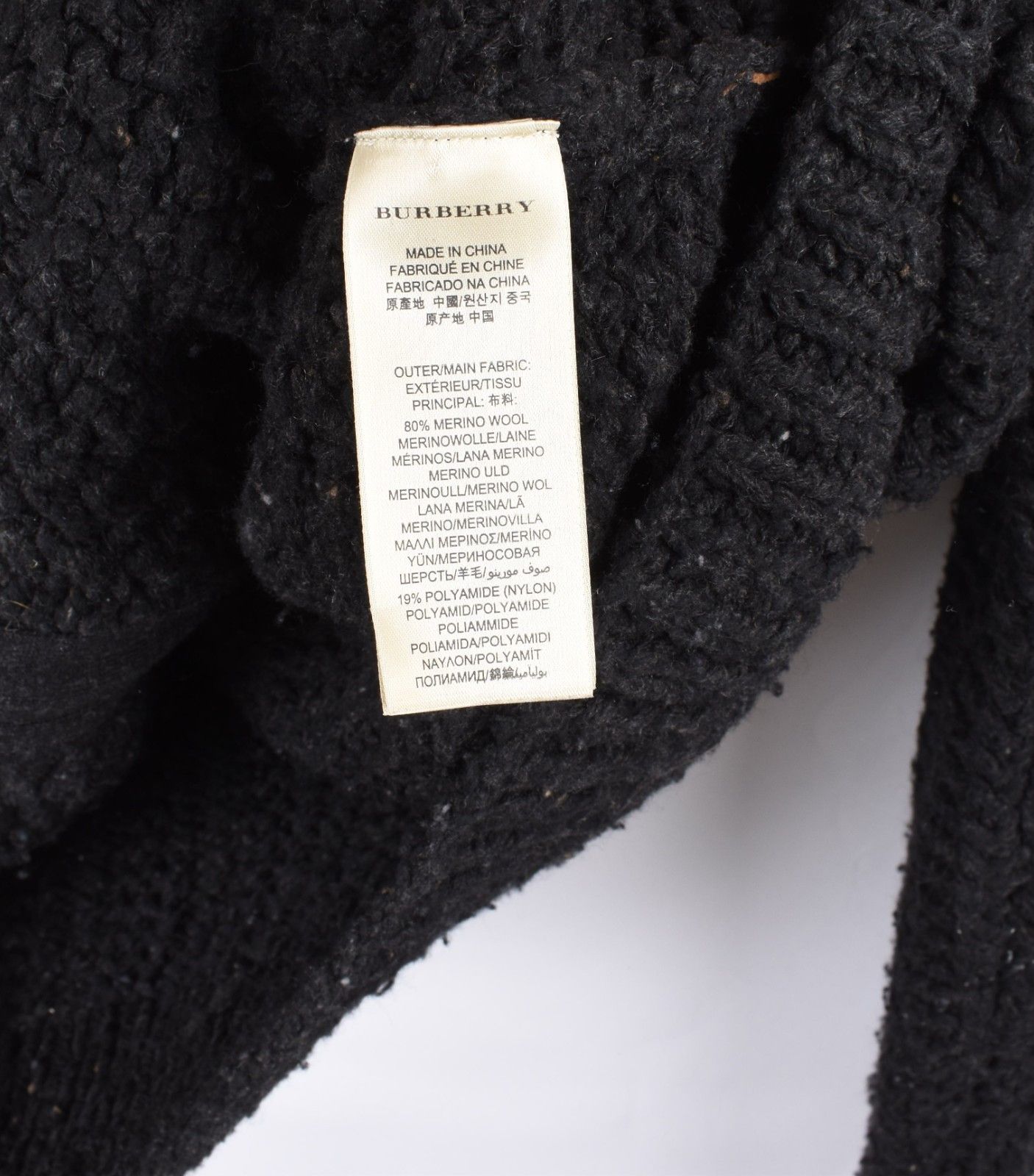 Burberry Burberry Men Sweater heavy knit zip button Size M/L, S1859 Size US M / EU 48-50 / 2 - 10 Thumbnail