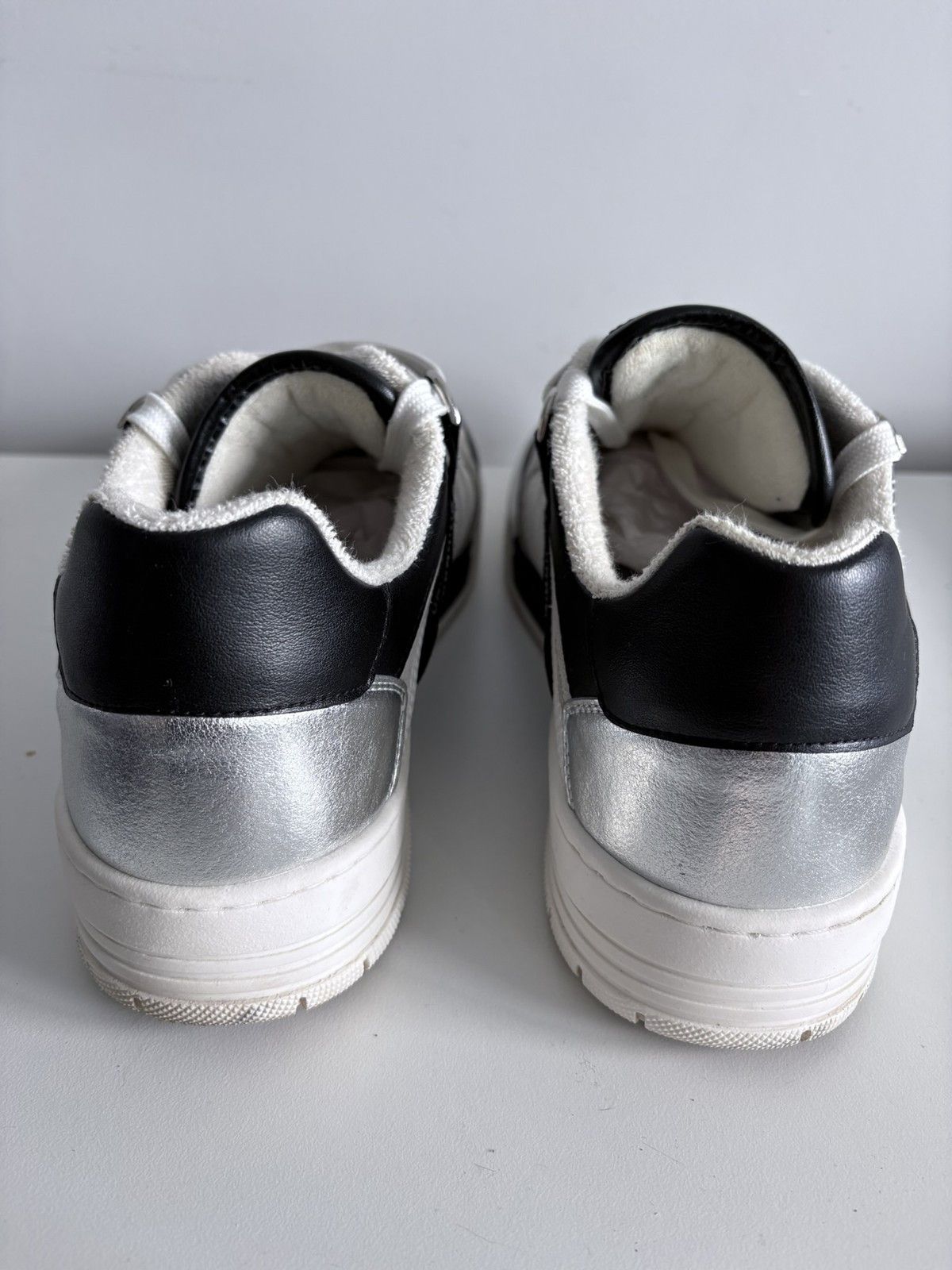 Moschino Moschino sneakers men's designer leather size 43 Size US 10 / EU 43 - 4 Thumbnail