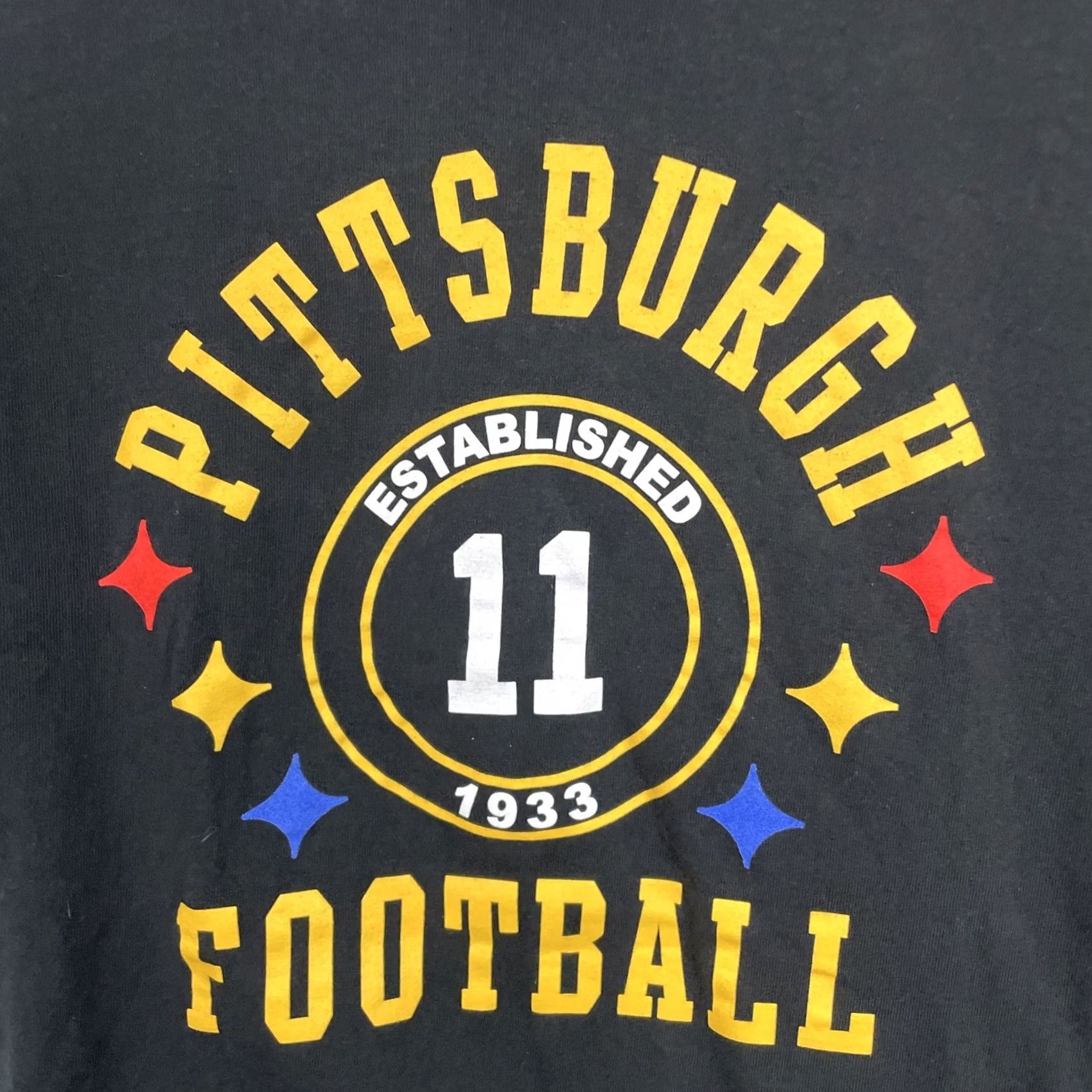 Delta Pittsburgh Steelers Chase Claypool #11 Shirt Y2K Delta Men M Black Gold Football Shirt Size US M / EU 48-50 / 2 - 2 Thumbnail