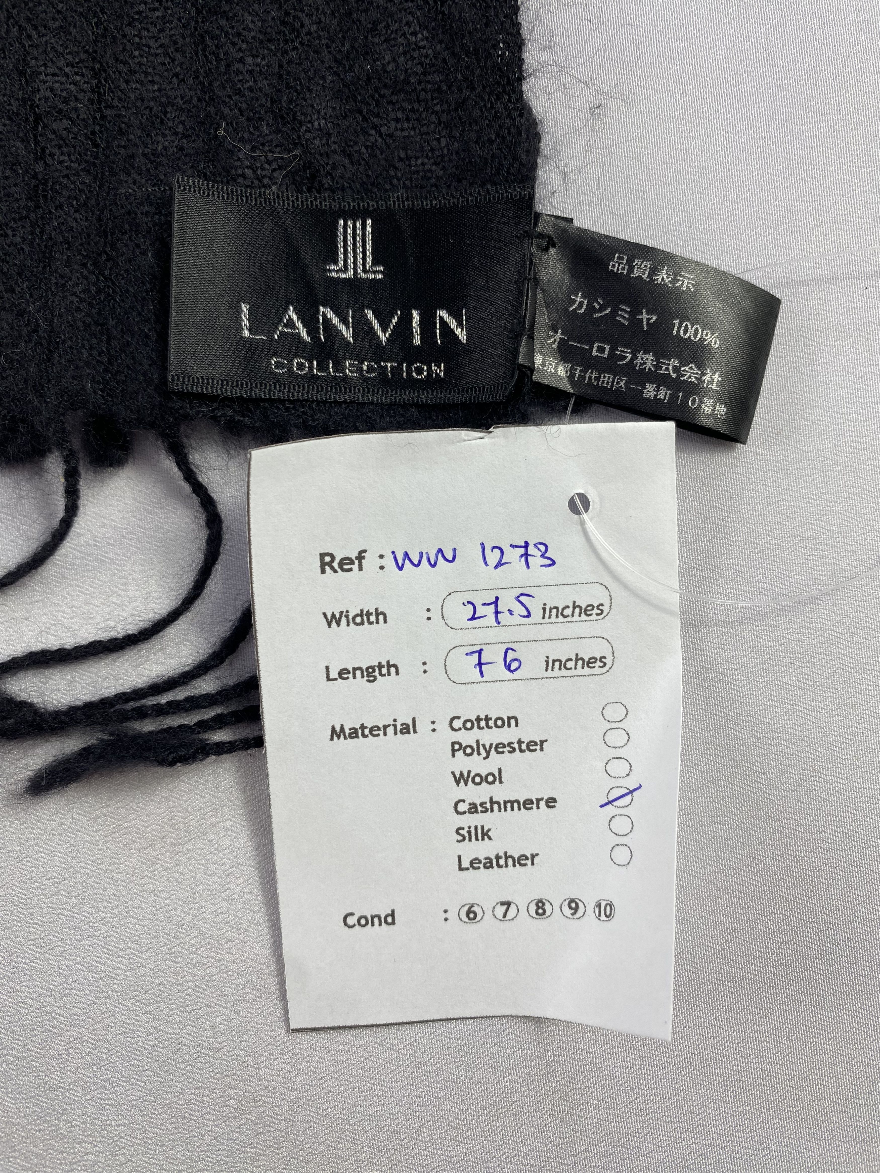 Lanvin × Vintage Lanvin Scarf / Muffler / Neckwear Size ONE SIZE - 5 Thumbnail