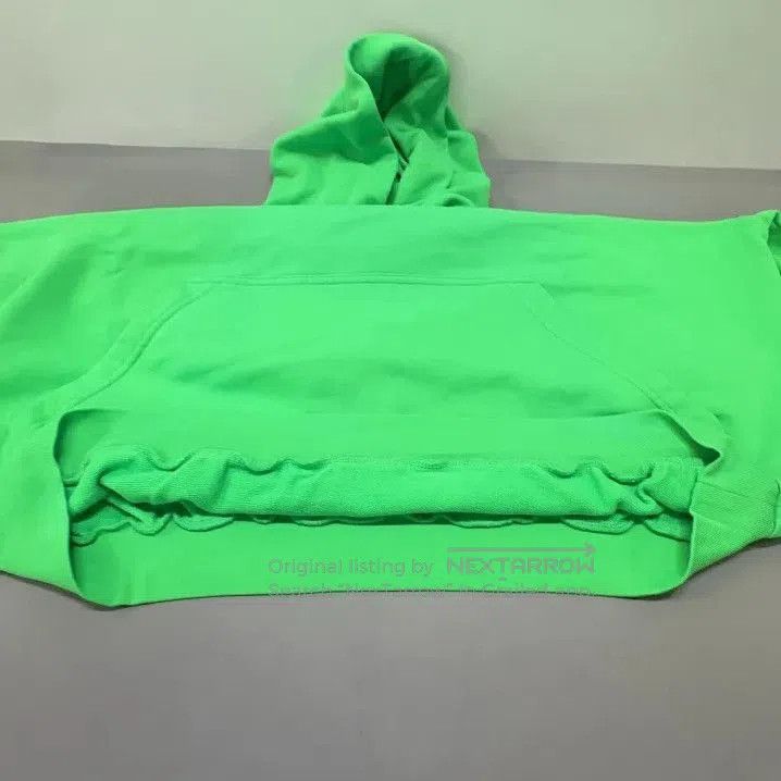 Balenciaga Balenciaga FW23 Logo Print Hoodie in Green. Size US L / EU 52-54 / 3 - 7 Thumbnail