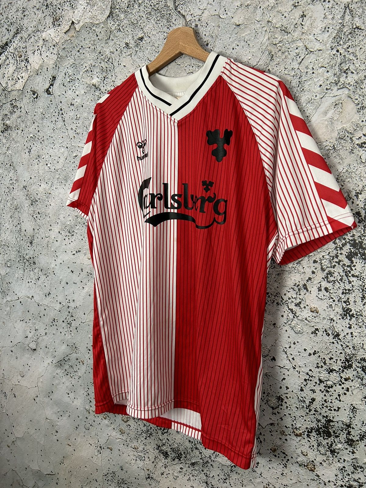 Hummel Hummel Denmark Soccer Jersey Football Retro World Cup Hype Size US L / EU 52-54 / 3 - 2 Thumbnail