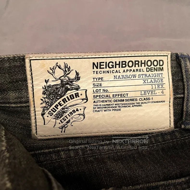 Neighborhood Neighborhood size XL Vintage Beaded Denim Jeans Size US 27 - 2 Thumbnail