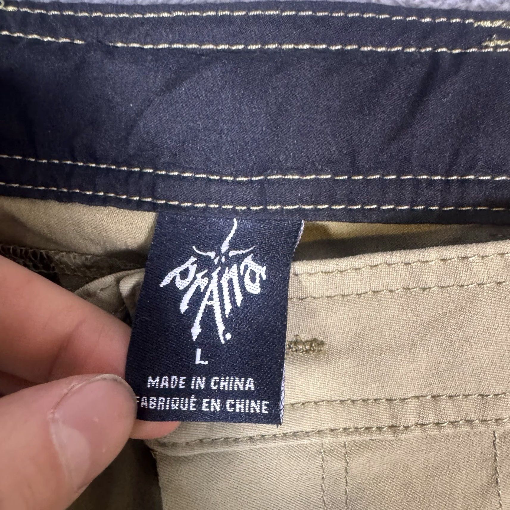 Prana Prana Pants Mens L 34x32 Stretch Zion Roll Up Snap Convertible Vintage Softshell Chino Baggy? Size US 34 / EU 50 - 5 Thumbnail