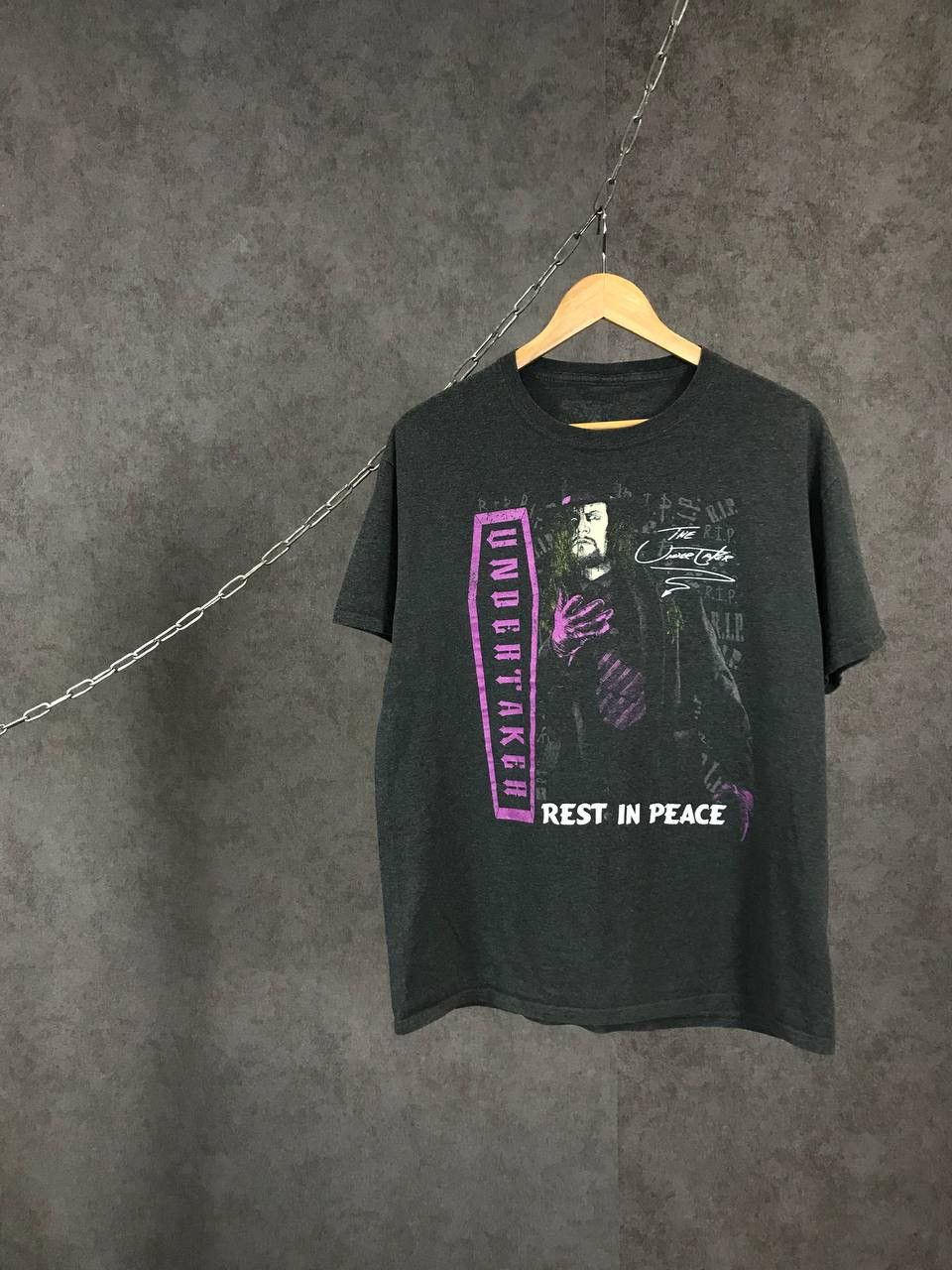 WWE Undertaker WWE WWF wrestling tee Size US L / EU 52-54 / 3 - 1 Thumbnail
