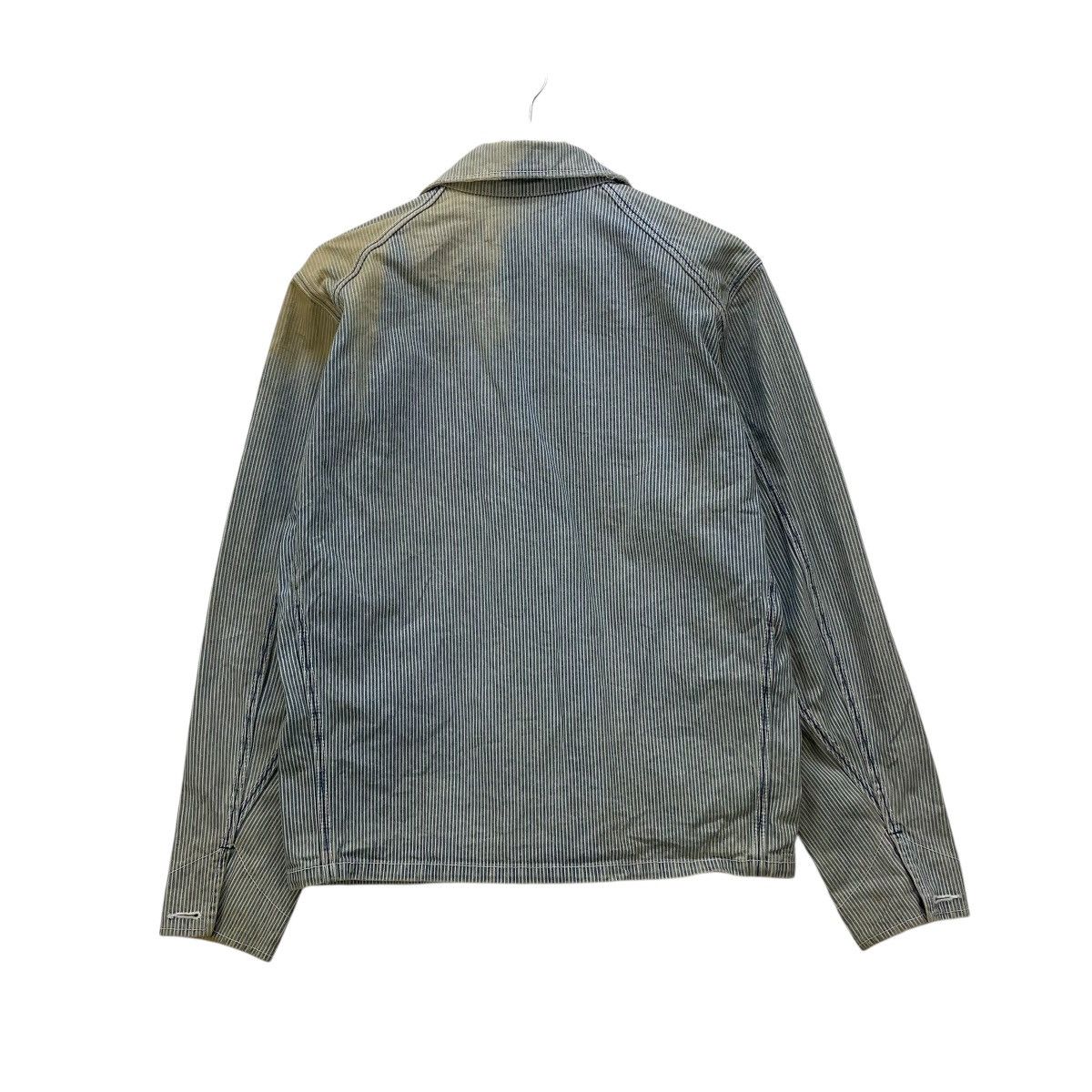 45rpm 💥Faded Japanese Brand Back Number Hikory Stripe Marine Army Size US M / EU 48-50 / 2 - 2 Thumbnail