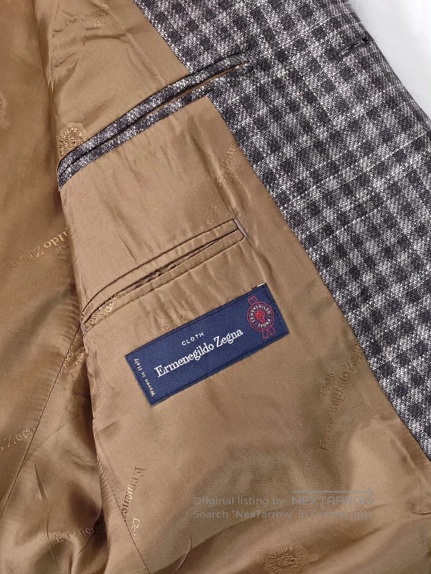 Ermenegildo Zegna Italian Zegna Wool Silk Blend Jacket. Size US M / EU 48-50 / 2 - 7 Thumbnail