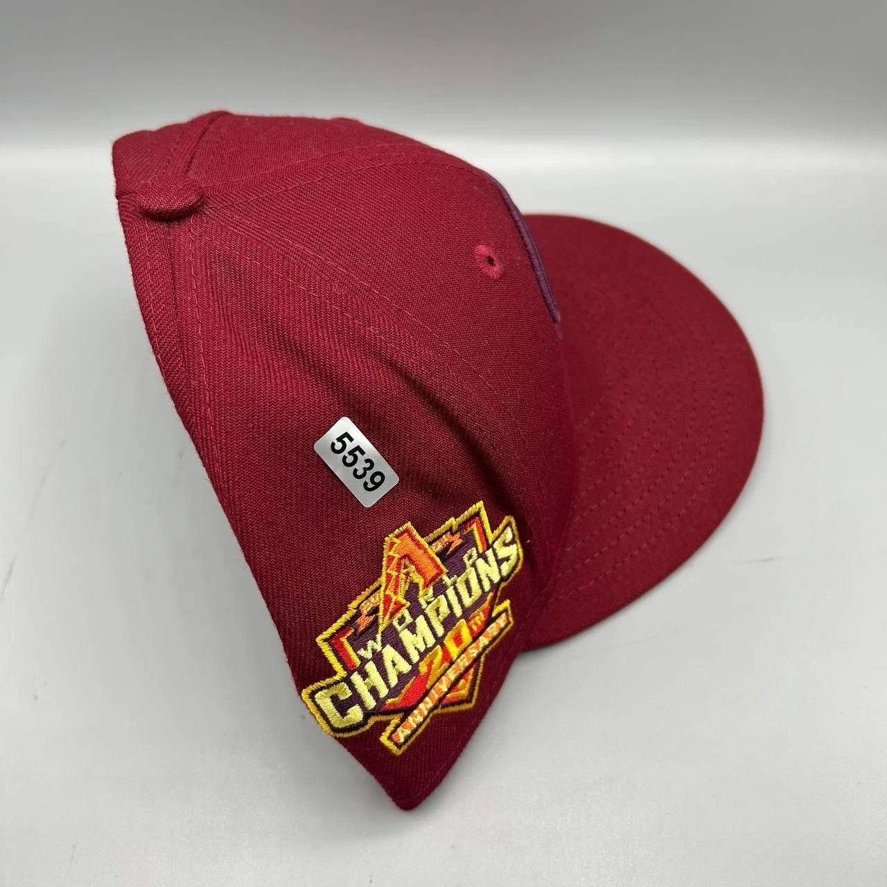 New Era Arizona Diamondbacks Hat Men 7 3/8 Red Orange MLB Fitted Cap Size ONE SIZE - 9 Thumbnail