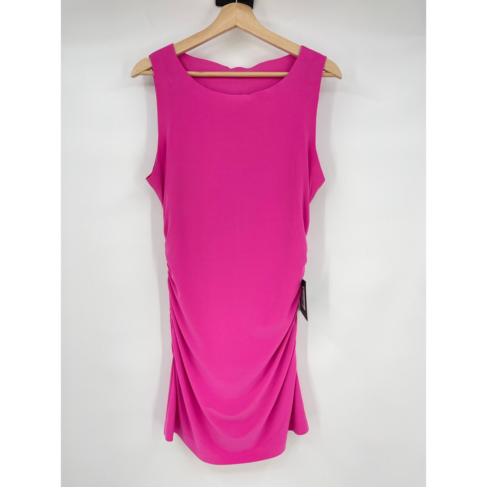 Norma Kamali Sleeveless Pickleball Mini Dress Pink L