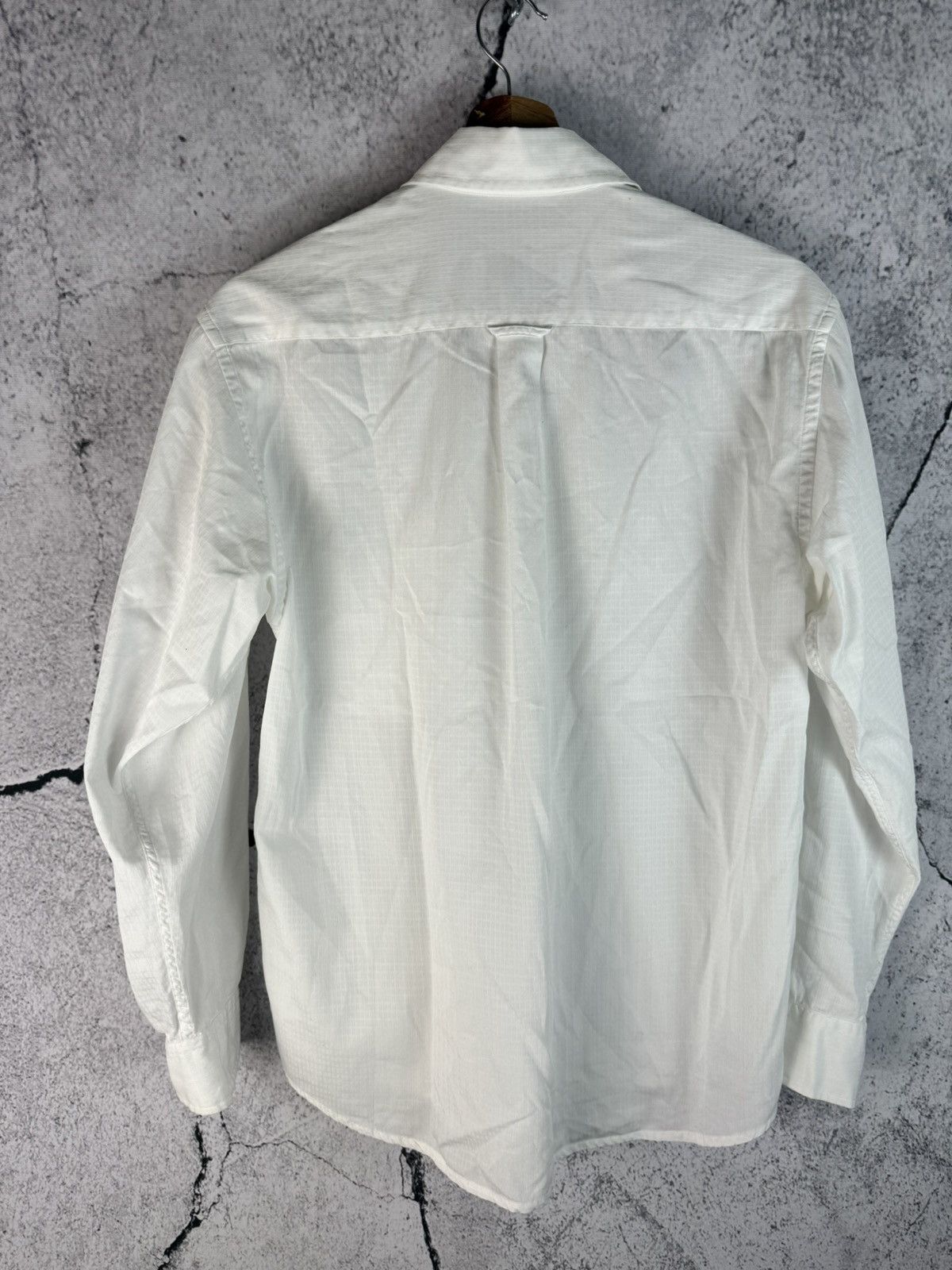 Burberry Vintage Burberry WMNS White Long Sleeve Shirt Ladies Size L / US 10 / IT 46 - 2 Thumbnail