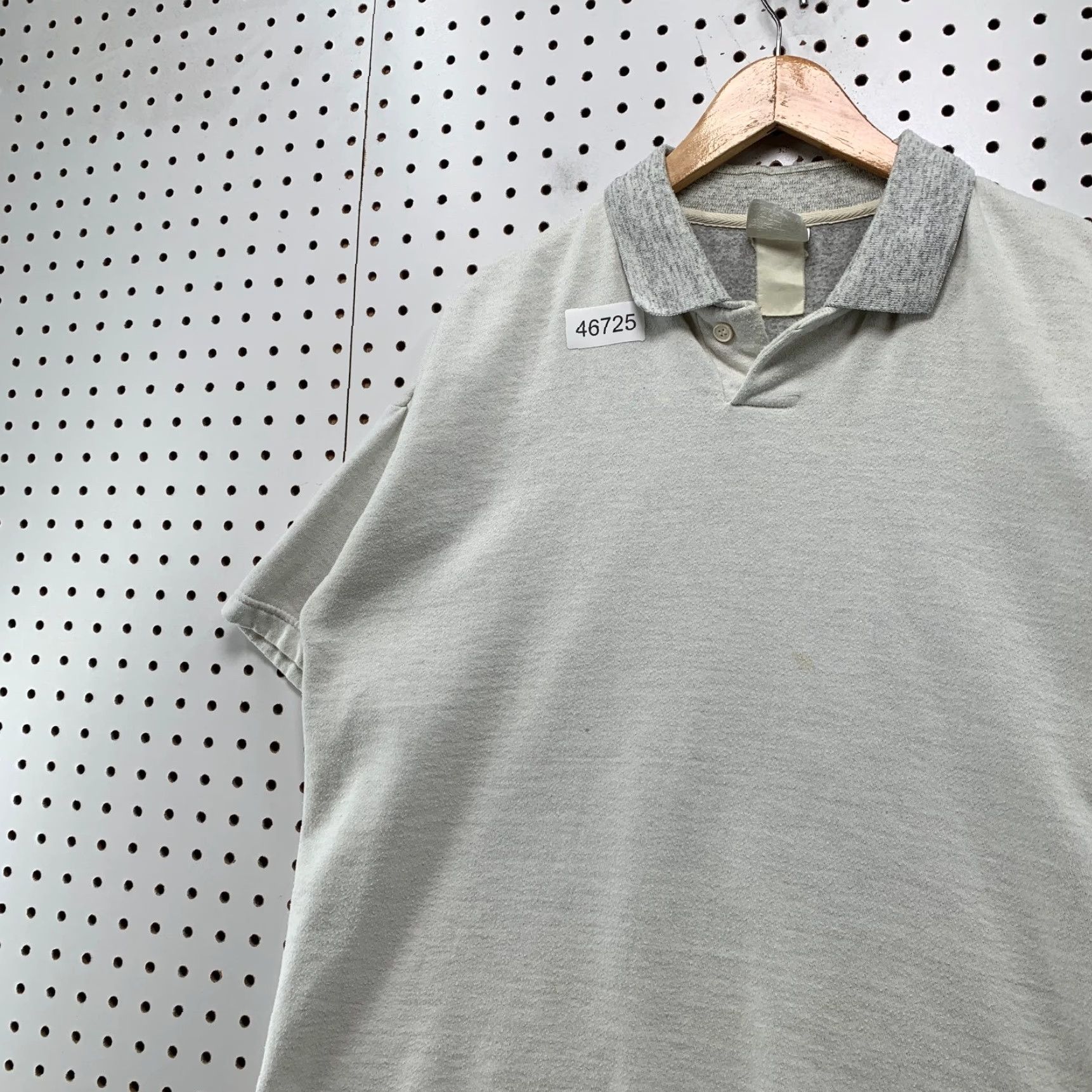 Adidas VINTAGE adidas Polo Shirt Mens L Gray Fleece Short Sleeve Collared Polo - Men Sports 60s 70s 80s - Golf Mens Size US L / EU 52-54 / 3 - 4 Thumbnail