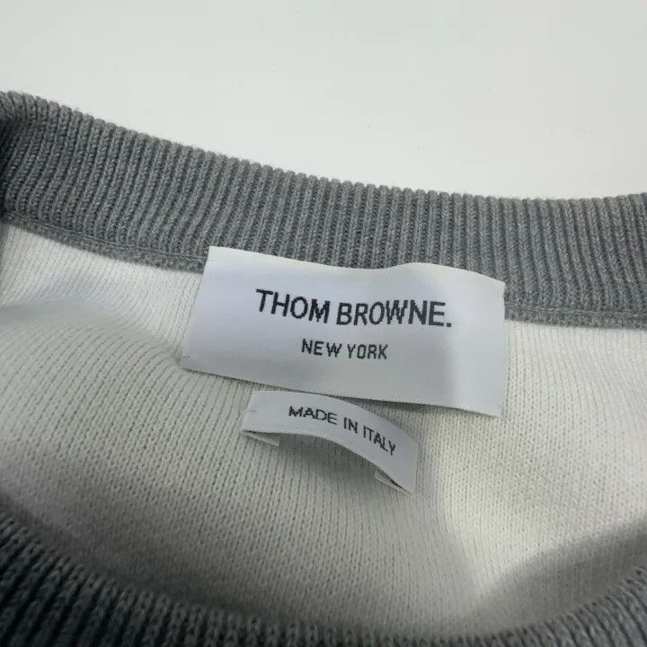 Thom Browne Thom Browne SS22 Knit Pullover Sweater for Men -2507 Size US M / EU 48-50 / 2 - 3 Thumbnail