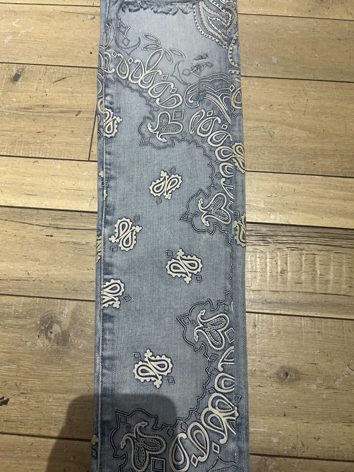 Amiri Amiri Bandana Jacquard Jeans Size US 29 - 3 Thumbnail