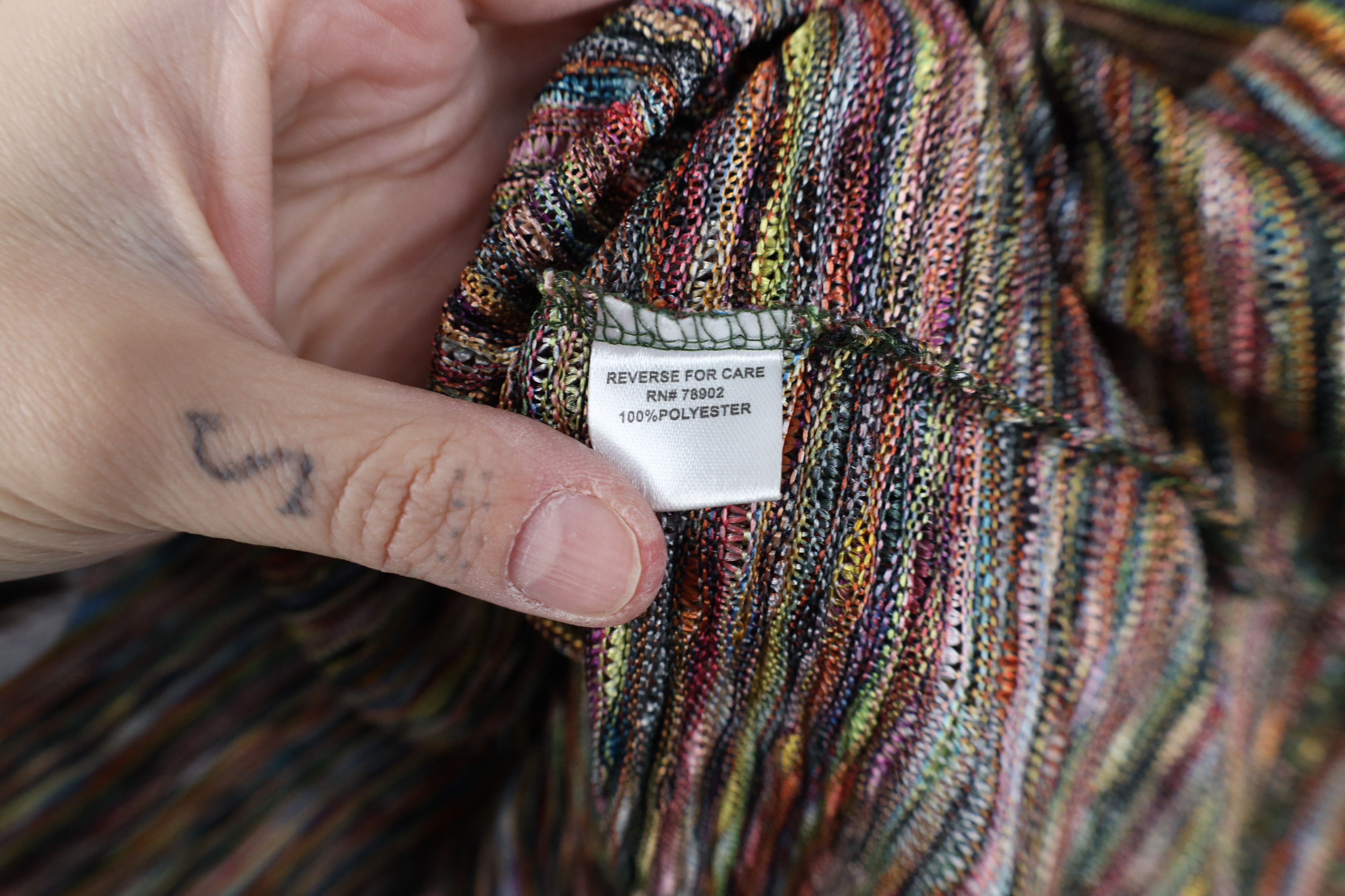 Vintage Vintage Y2K Streetwear Rainbow Striped Knit Sweater Bella Size XL / US 12-14 / IT 48-50 - 6 Thumbnail