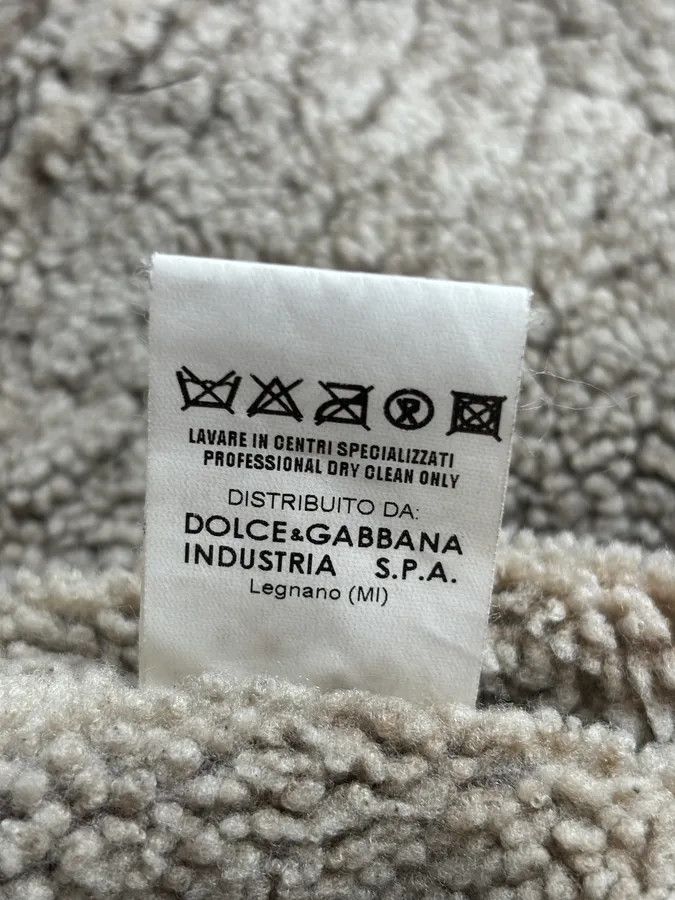 Dolce & Gabbana 1990s Dolce & Gabbana Brown Shearling Leather Jacket Size US M / EU 48-50 / 2 - 16 Thumbnail