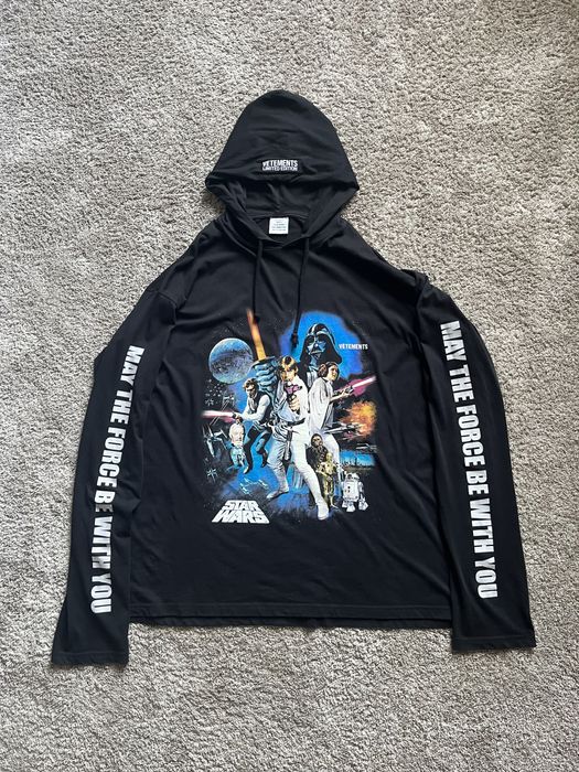 Vetements Vetements x Star Wars graphic print long sleeve hoodie