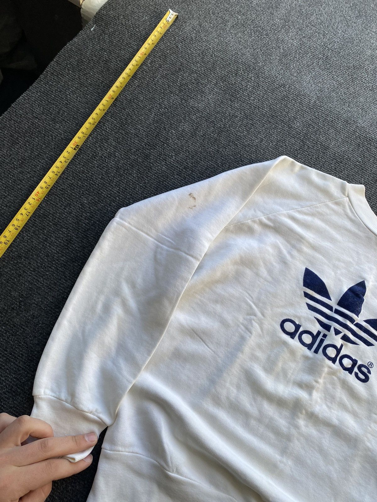 Adidas 🔥1970s Adidas west germany white women m sweatshirt Size M / US 6-8 / IT 42-44 - 8 Thumbnail