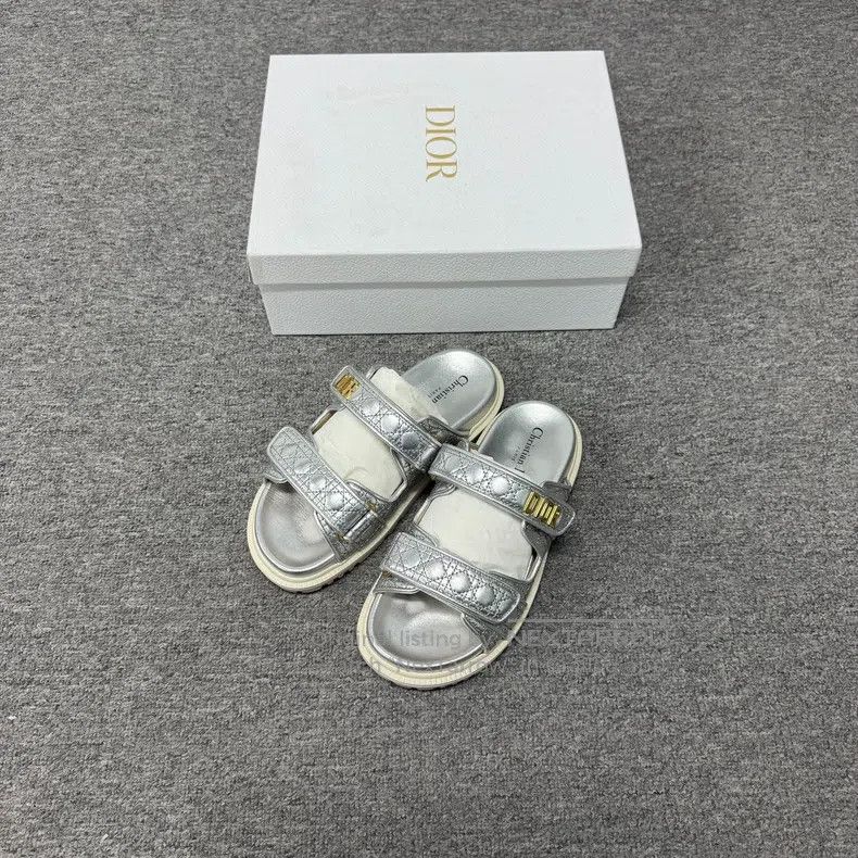 Dior Dior Velcro slippers Size US 7.5 / IT 37.5 - 1 Thumbnail
