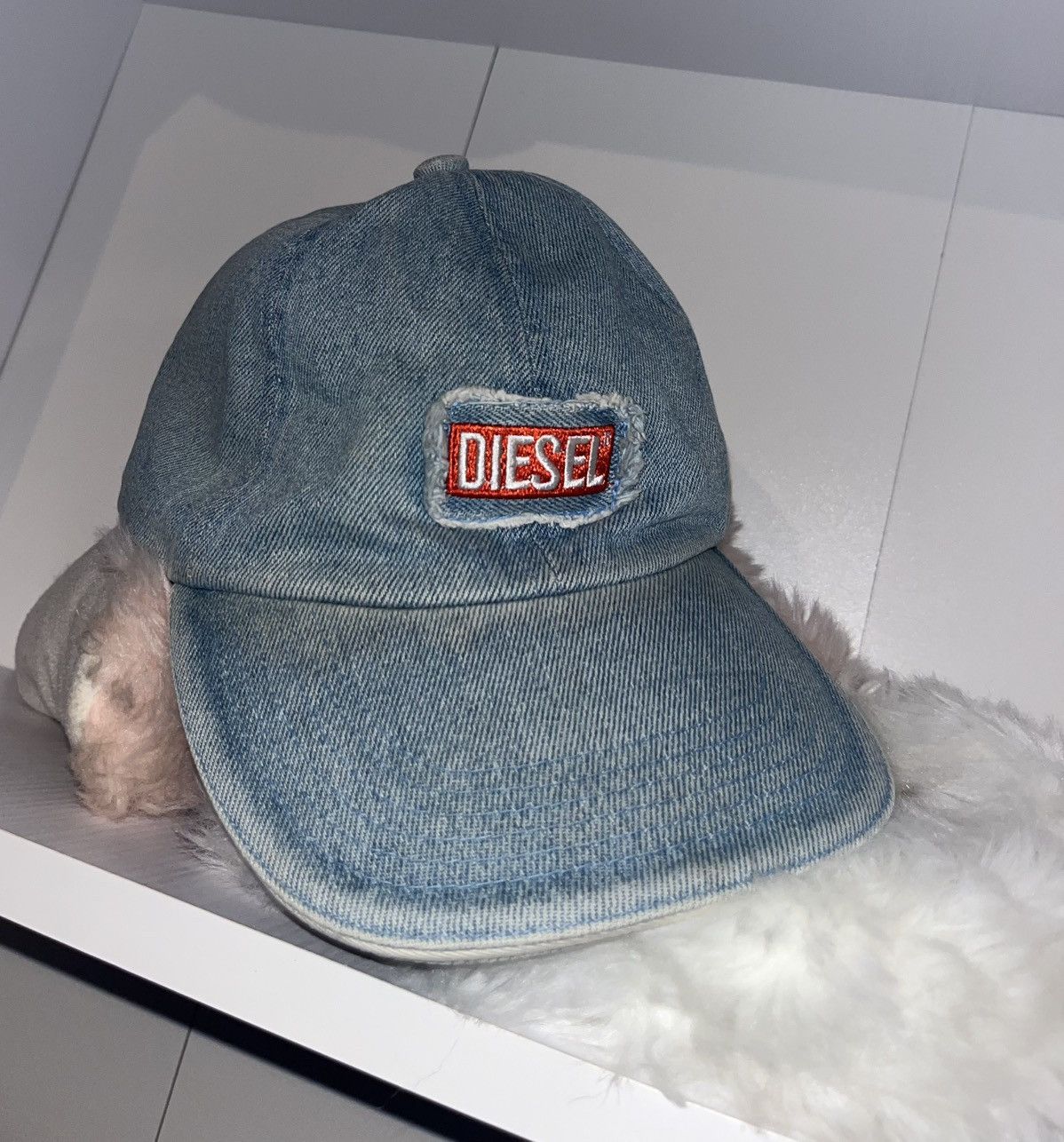 Diesel Vintage Denim Distressed Rare Diesel cap Beauty Beast Y2K Size ONE SIZE - 2 Thumbnail