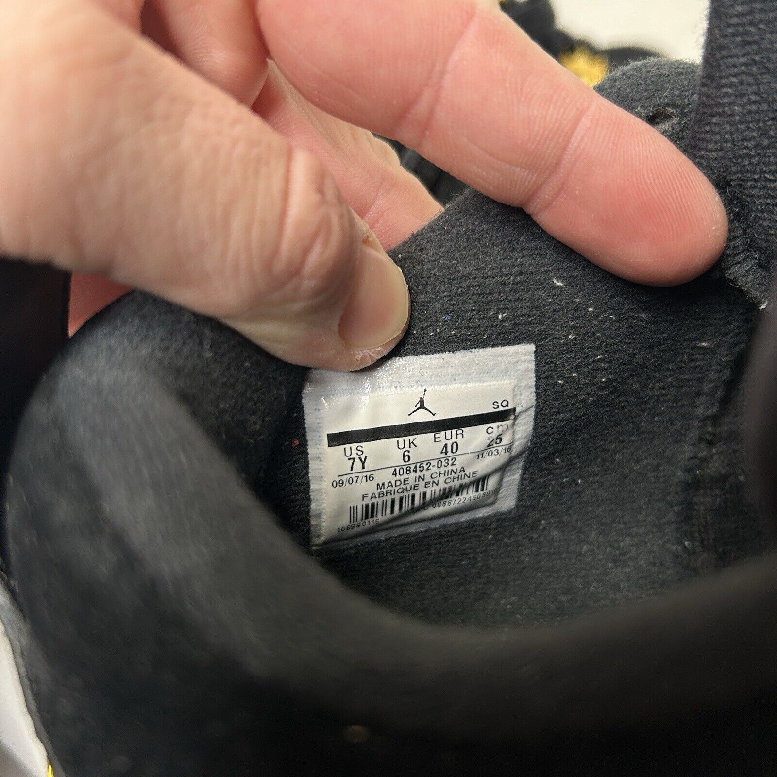Nike Nike Air Jordan 4 Retro BG “Royalty/Black Gold” 2024 Size US 8.5 / IT 38.5 - 8 Thumbnail