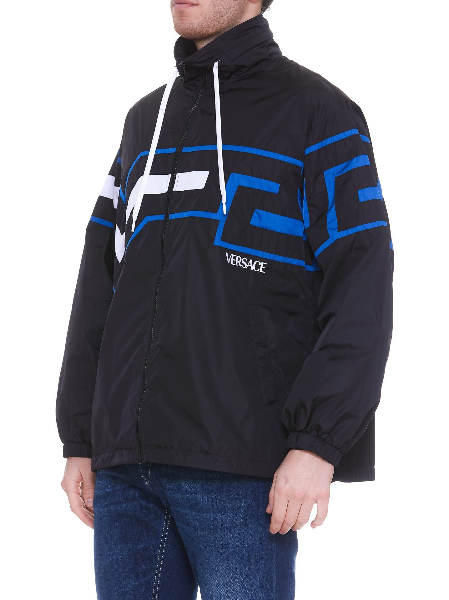 Versace o1y0425 Logo Jacket in Black Size US M / EU 48-50 / 2 - 4 Thumbnail