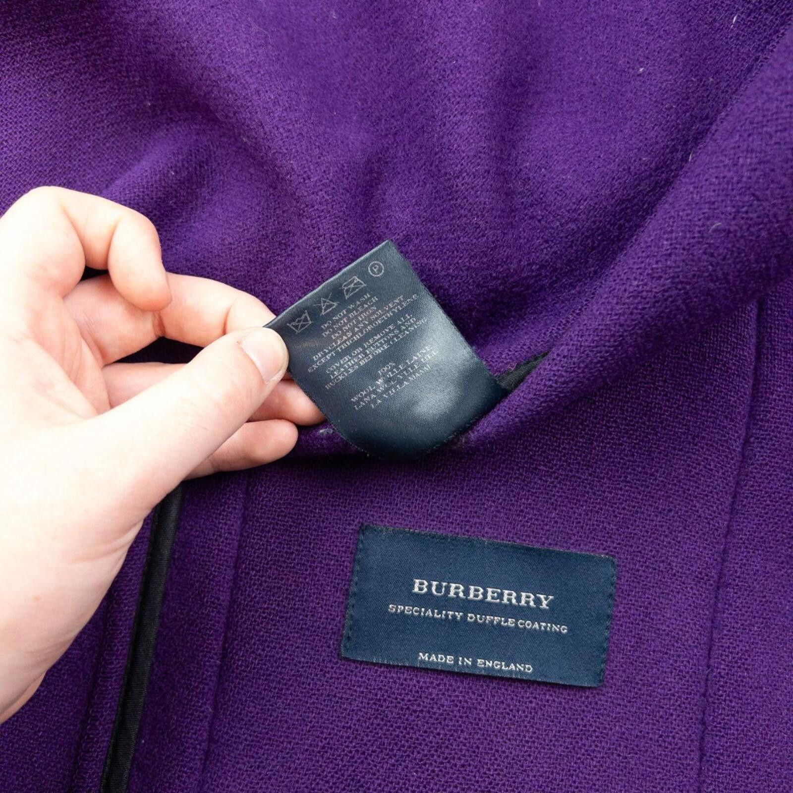 Burberry Vintage 2000s Burberry Wool Duffle Jacket Womens Size XL Size XL / US 12-14 / IT 48-50 - 6 Thumbnail