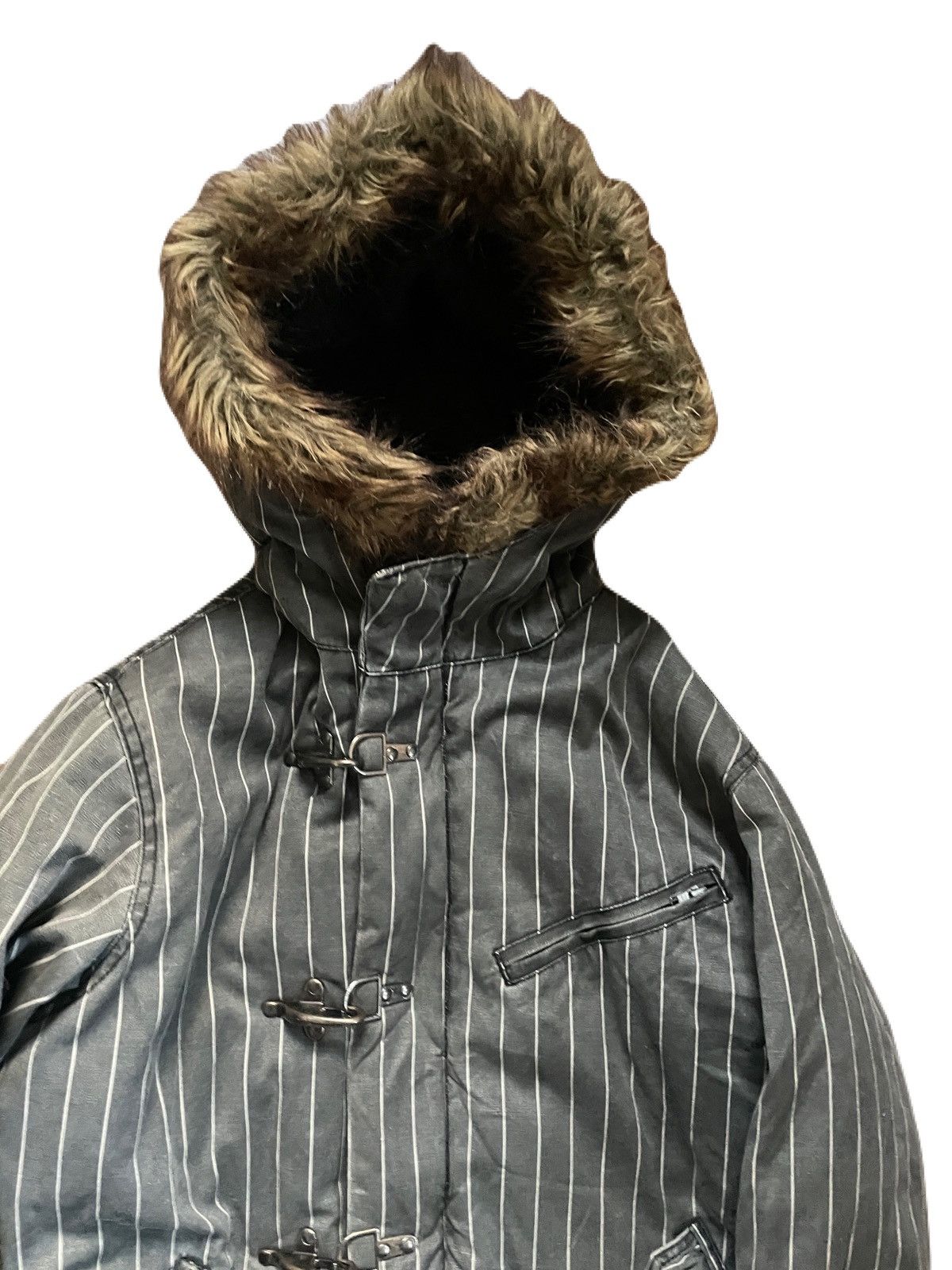 If Six Was Nine 2000s Japanese archive fur padded gimmic jacket vkei y2k Size US M / EU 48-50 / 2 - 5 Thumbnail