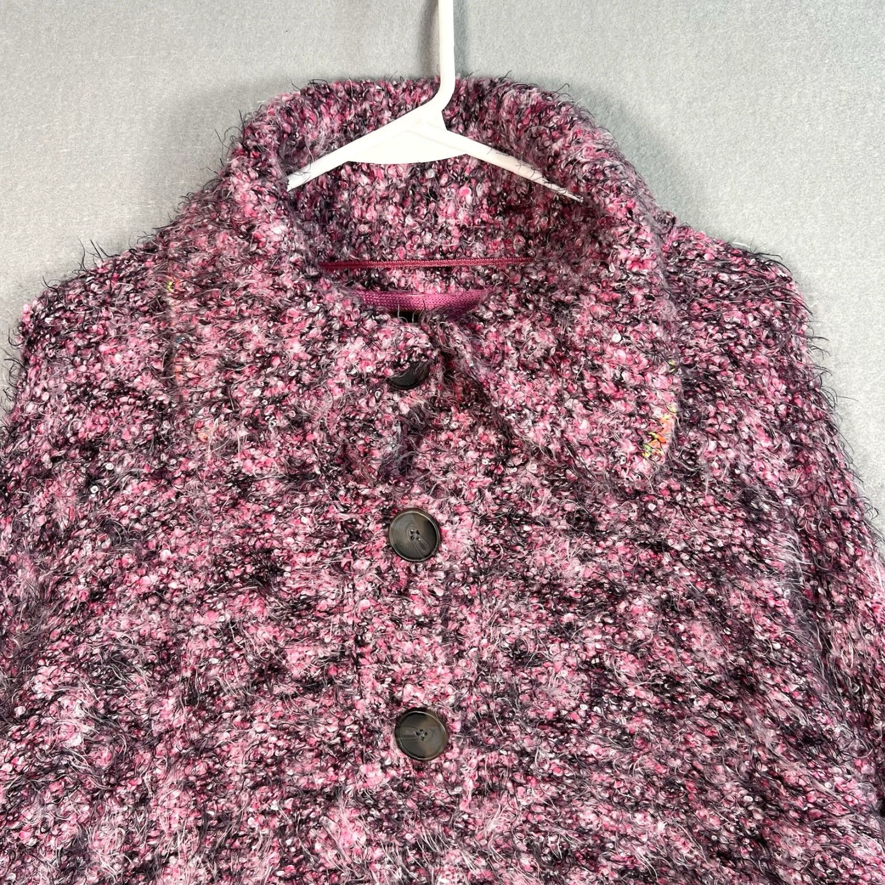 Free People VINTAGE Free People Stellar Pullover Sweater XL Pink Oversized Womens Knitted Pullover 90s? Size XL / US 12-14 / IT 48-50 - 5 Thumbnail