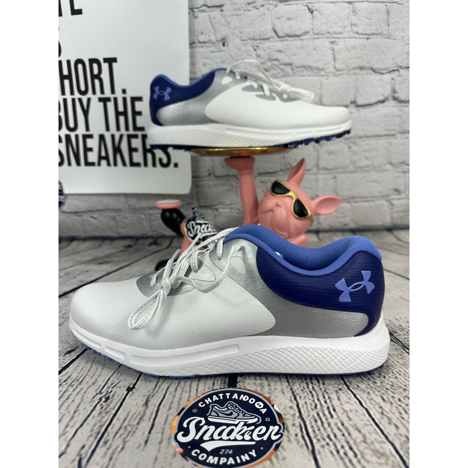 Under Armour Under Armour Golf Cleats Shoes Women 10 Charged Breathe Blue Size US 10 / IT 40 - 1 Thumbnail