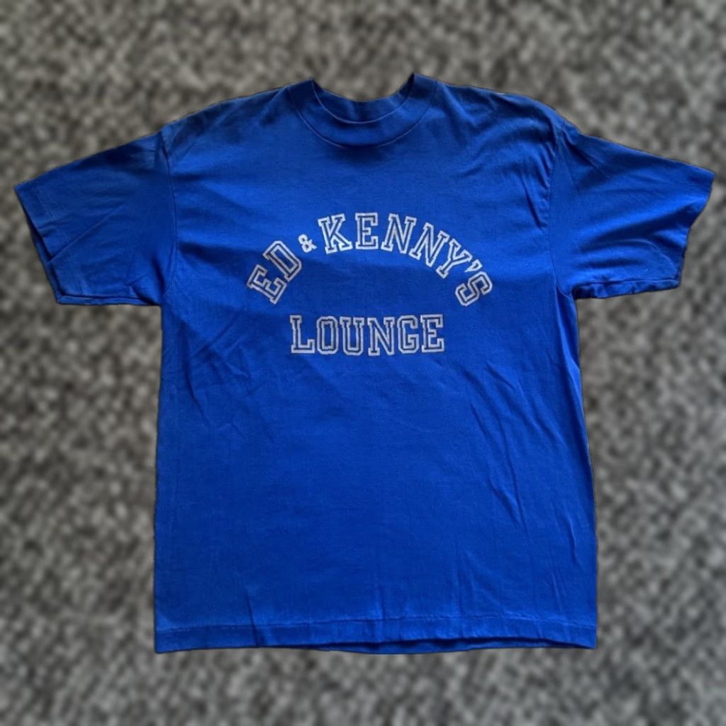 TEE JAYS Vintage 80s Ed & Kenny’s Lounge T Shirt XL Dive Bar Saloon Bar Beer Booze Drinks Size US XL / EU 56 / 4 - 1 Thumbnail
