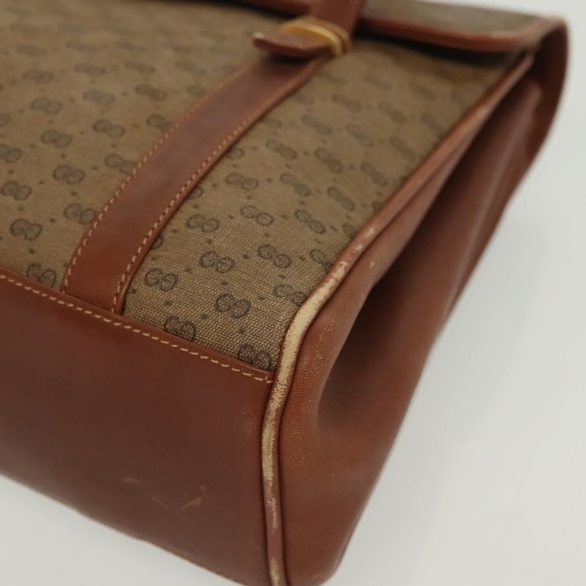 Gucci GUCCI Micro GG Supreme Hand Bag Pvc Beige Gold 000 46 000 46 Size ONE SIZE - 11 Thumbnail