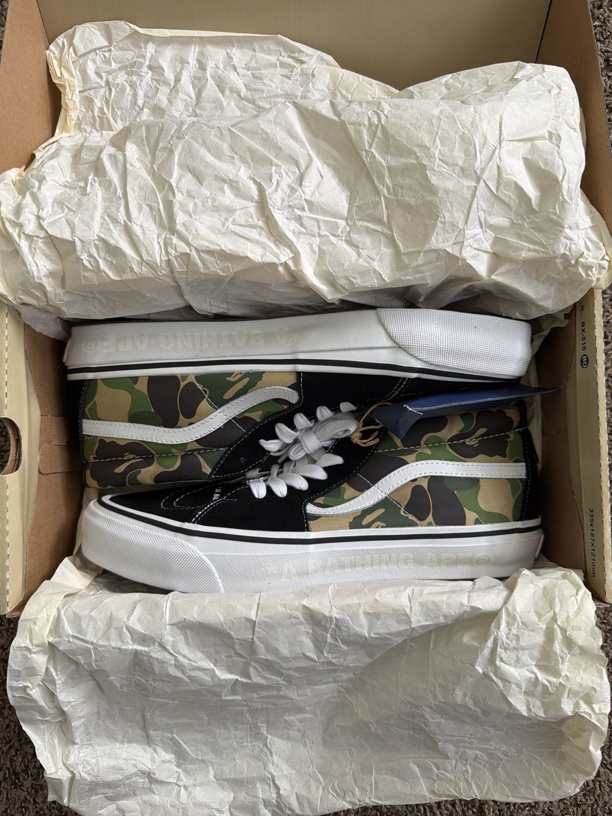 Vans Bape x Vans Size US 10.5 / EU 43-44 - 2 Thumbnail