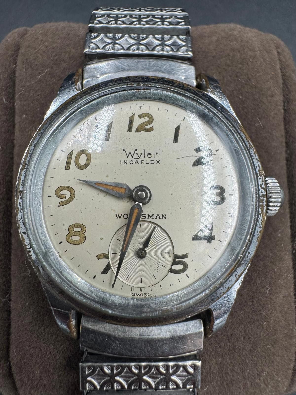 Other Vintage Wyler Incaflex Woodsman Swiss Manual Wind SubSeconds Size ONE SIZE - 2 Thumbnail