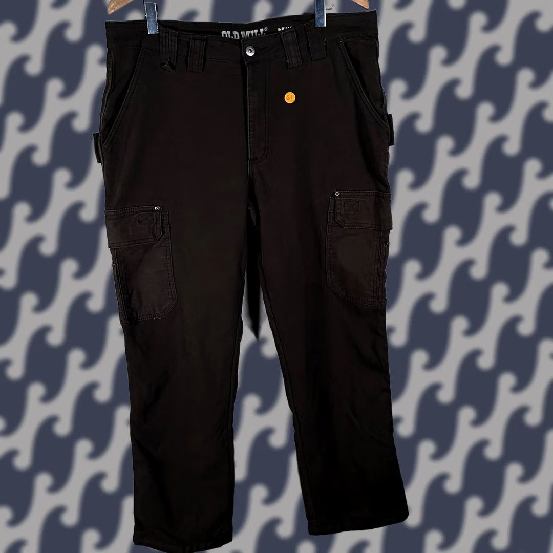 MILLY Old Mill Mens Cargo Pants 34x32 Work Brown Fleece Lined Style M1159S Size US 34 / EU 50 - 1 Thumbnail