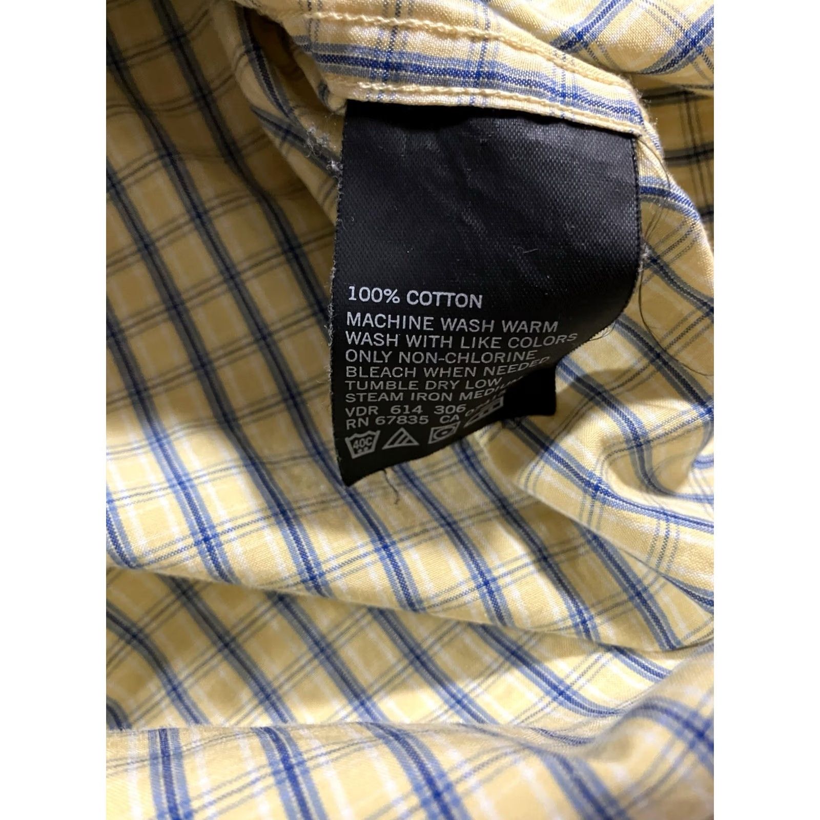 Nautica Nautica Shirt Men S Short Sleeve Button-Up Yellow Blue Two-Ply Cotton Shirts Mens Short Sleeve Button Up Yellow Blue S Size US S / EU 44-46 / 1 - 6 Thumbnail