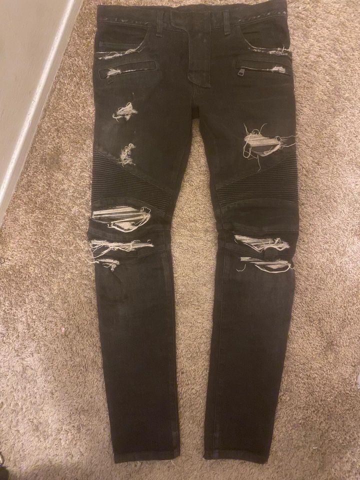 Balmain Balmain Biker Denim Size US 30 / EU 46 - 2 Thumbnail
