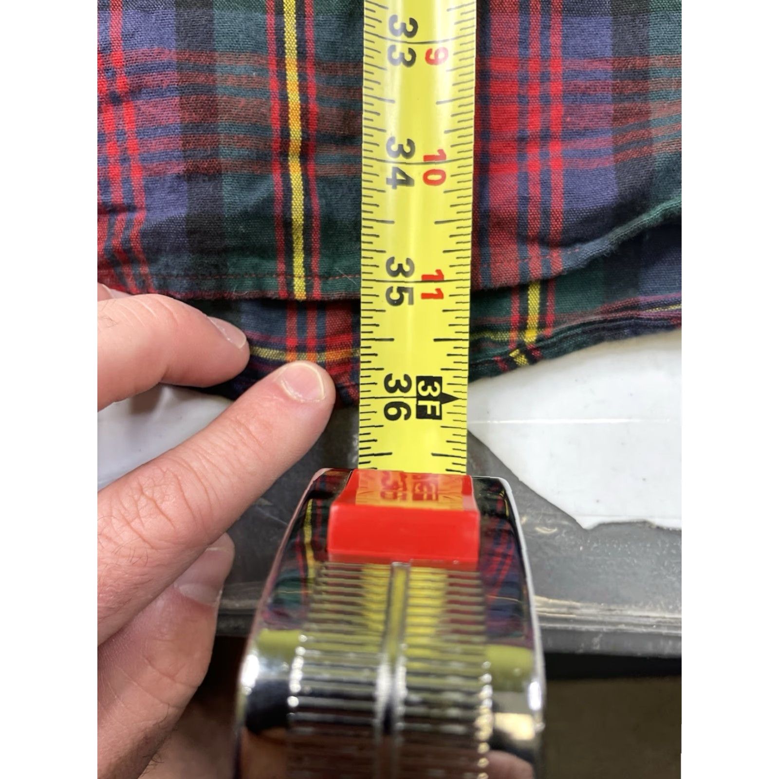 Polo Ralph Lauren Polo Ralph Lauren Shirt Big 4XB Mens Red Plaid Flannel Button-Up Logo Collar Classic Fit Long Sleeve Size US XXL / EU 58 / 5 - 5 Thumbnail